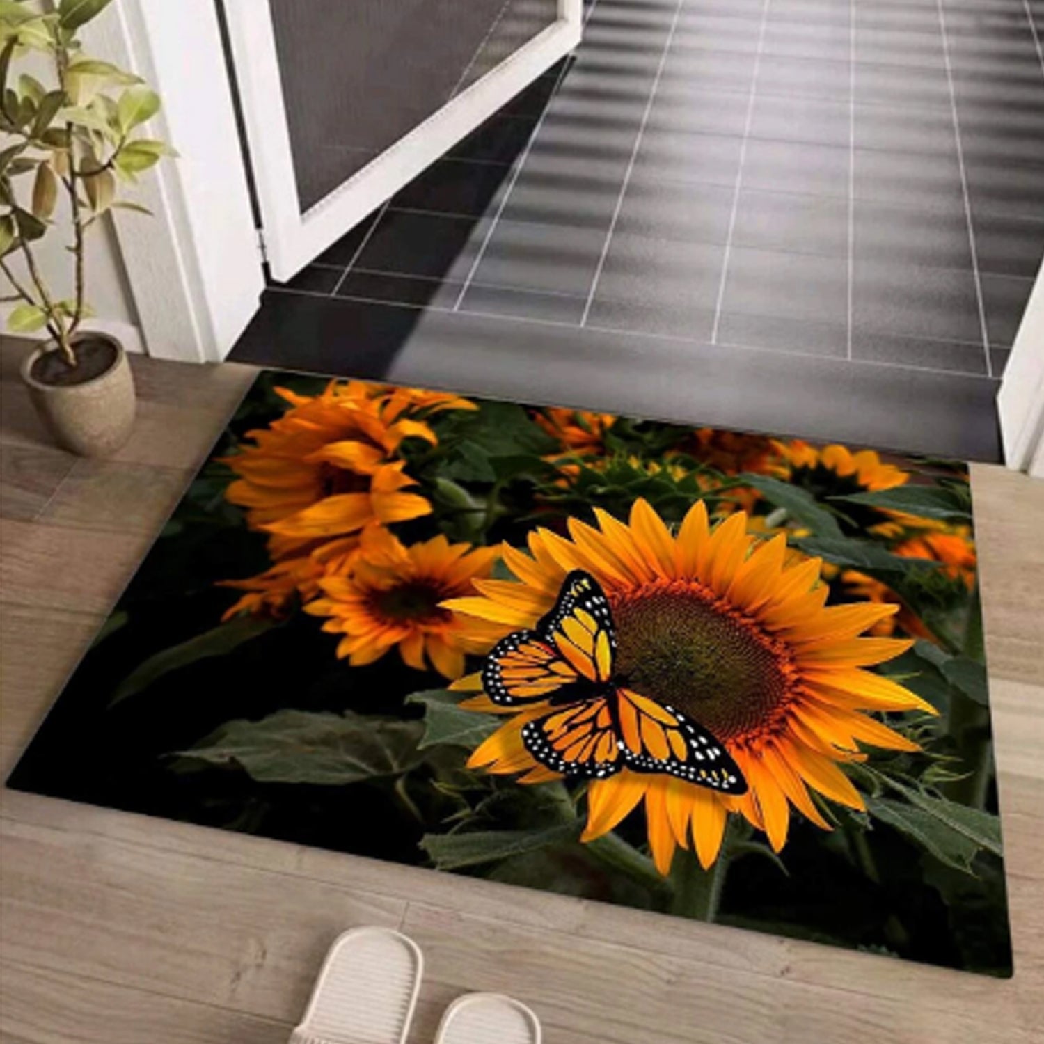 8165 Floor Mat, Bath Mat, Door Mat Floral Pattern, Jacquard, Washable, Non-Slip, Stylish, Floral Pattern, Print Rug Mat, Stylish, Quality, Abrasion Resistant, Soundproofing, Hot Carpet, All Seasons, For Kitchen, Bedroom, Living Room (80x50 Cm) 8165 Floor Mat, Bath Mat, Door Mat Floral Pattern, Jacquard, Washable, Non-Slip, Stylish, Floral Pattern, Print Rug Mat, Stylish, Quality, Abrasion Resistant, Soundproofing, Hot Carpet, All Seasons, For Kitchen, Bedroom, Living Room (80x50 Cm)